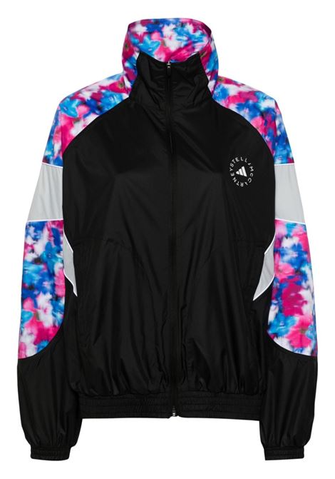 Black logo-print jacket Adidas By Stella Mc Cartney - women